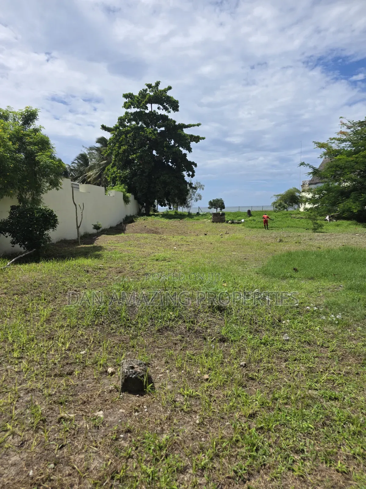 1 Acre Beach Front Land for Sale in Diani Galu Area I