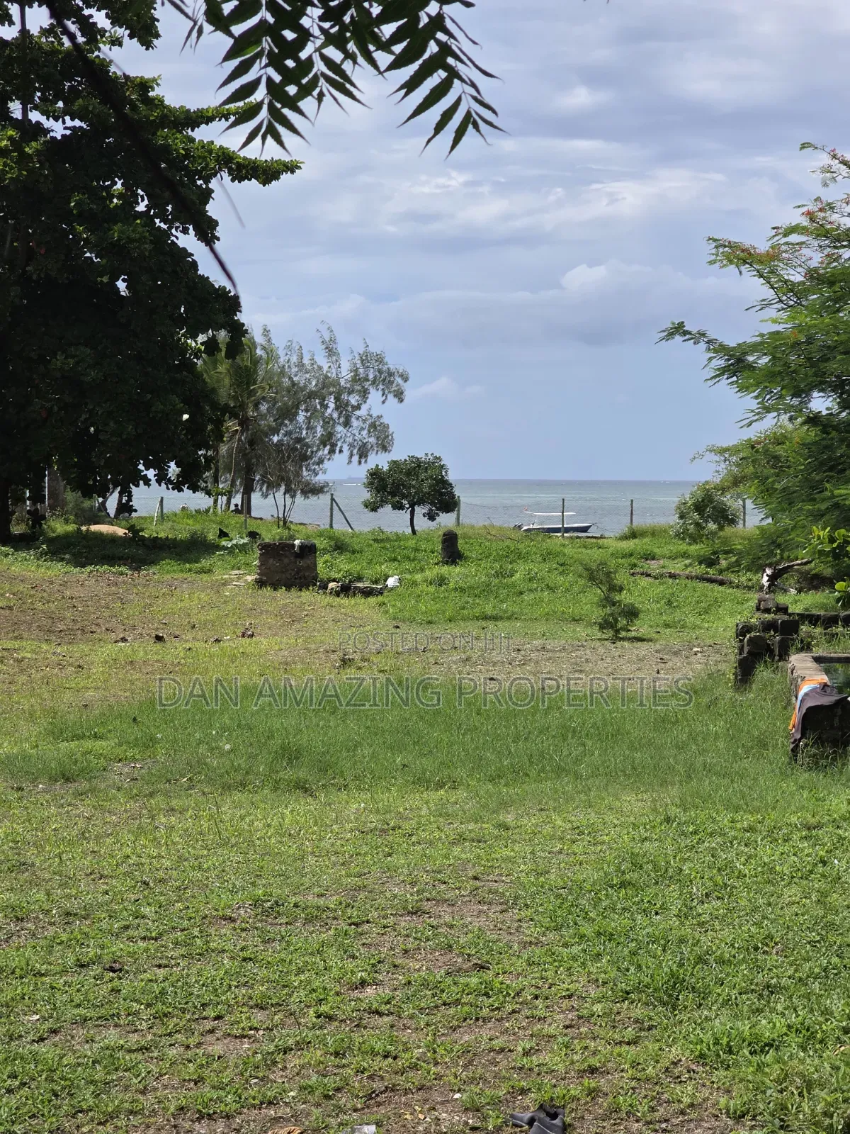1 Acre Beach Front Land for Sale in Diani Galu Area I