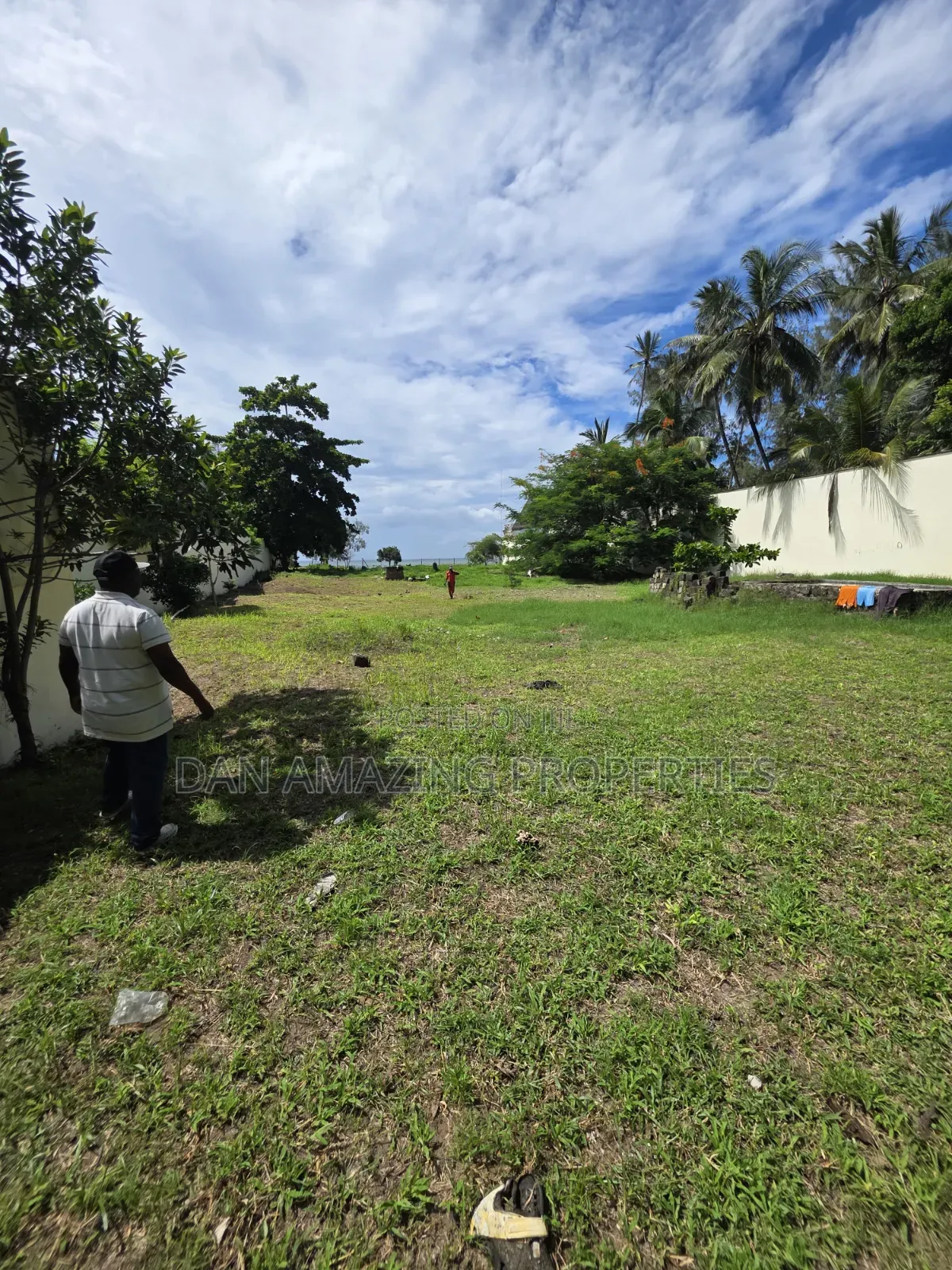 1 Acre Beach Front Land for Sale in Diani Galu Area I