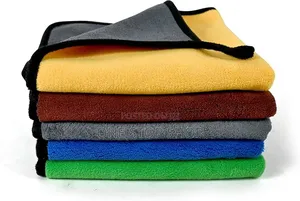 3pcs Colored Automotive Detailing Glass,Body Cleaning Microfiber Soft