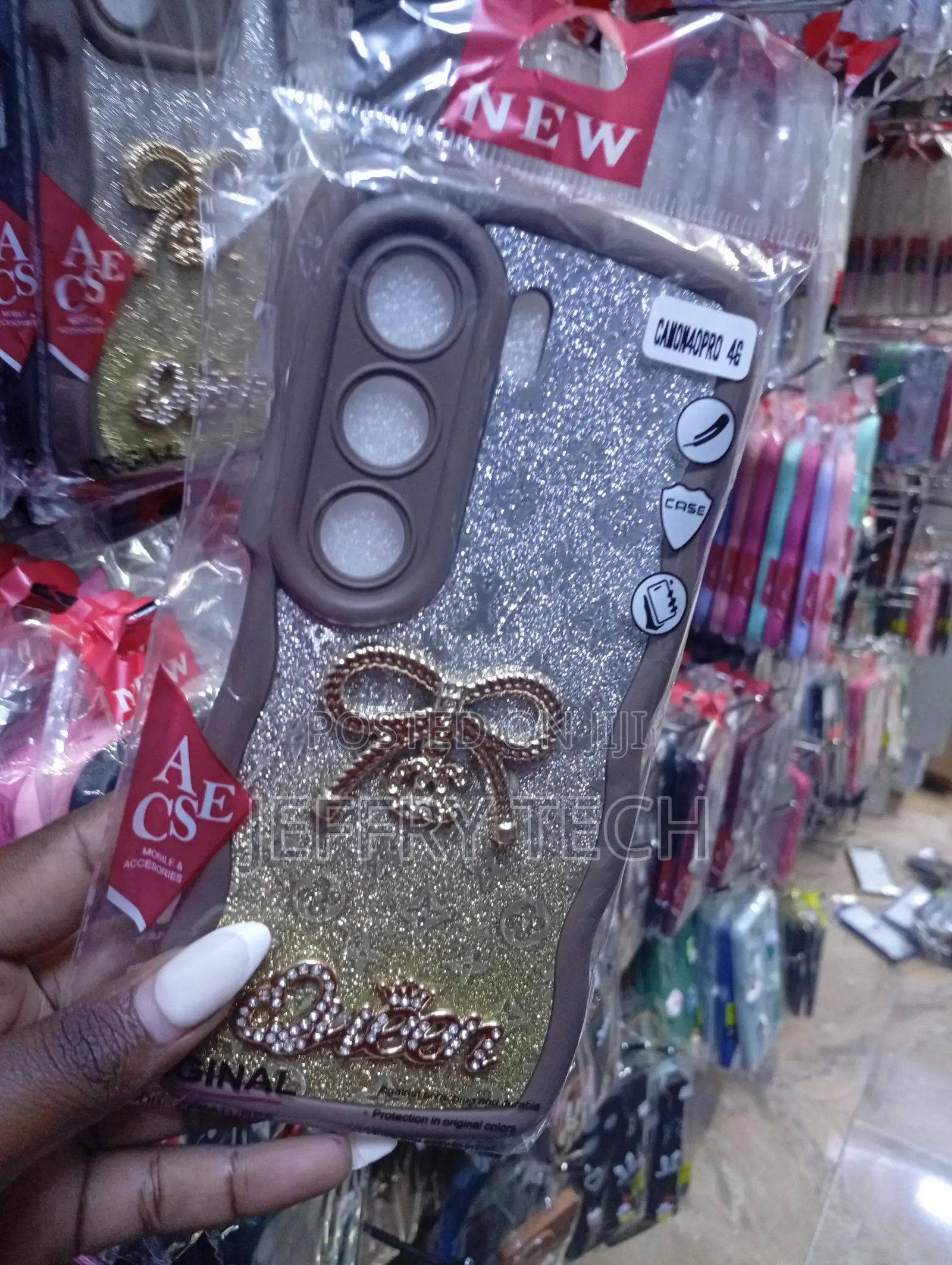 Tecno Camon 40 Pro Luxury-Style Backplate Case