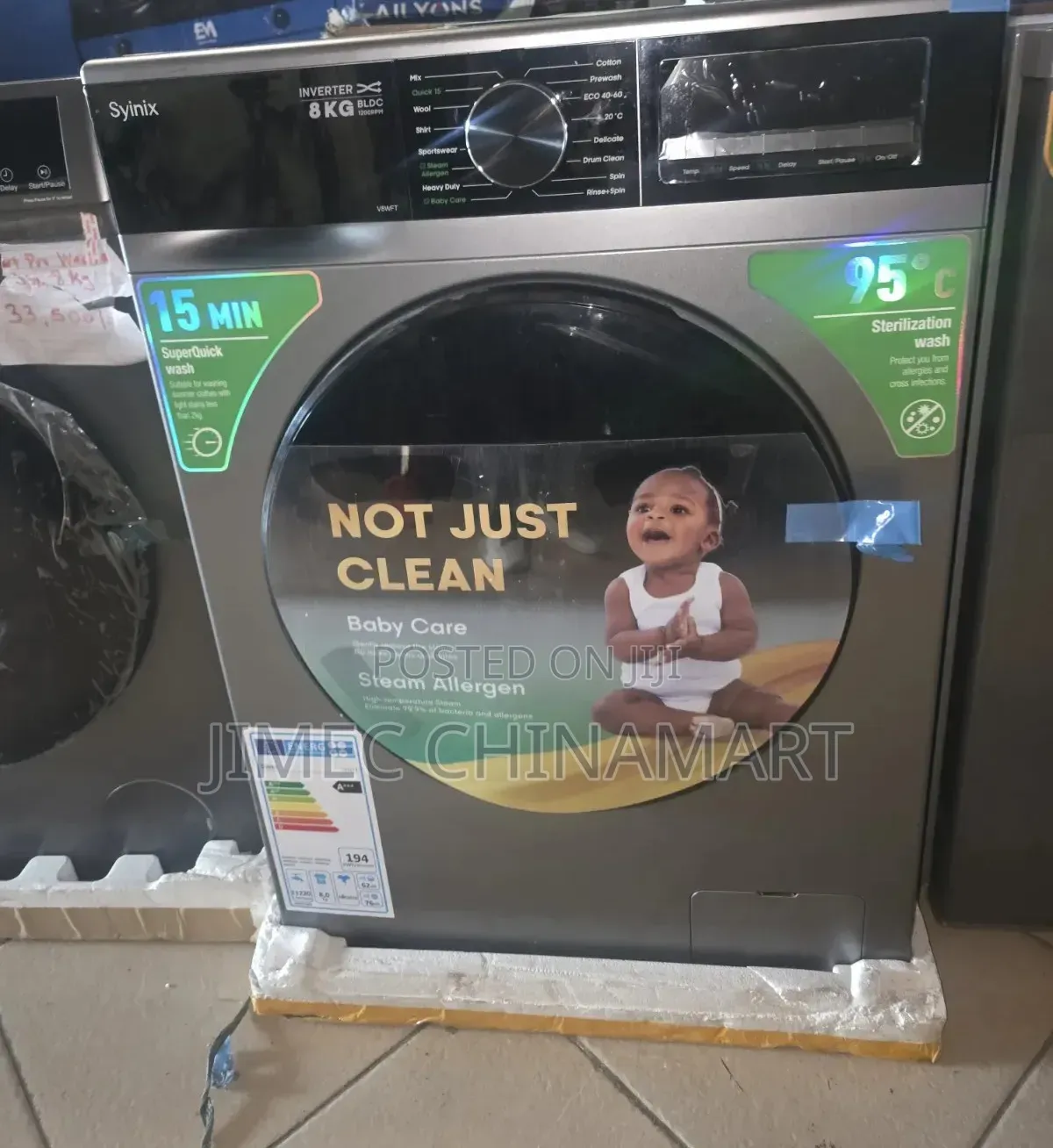 Synix Front Load Washing Machine 10kgs