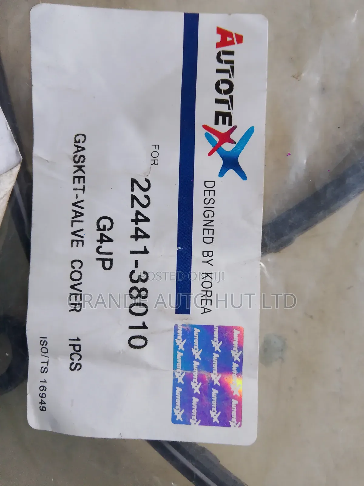 Gasket Rocker Hyundai Sonata Y4 (Autotex Brand)