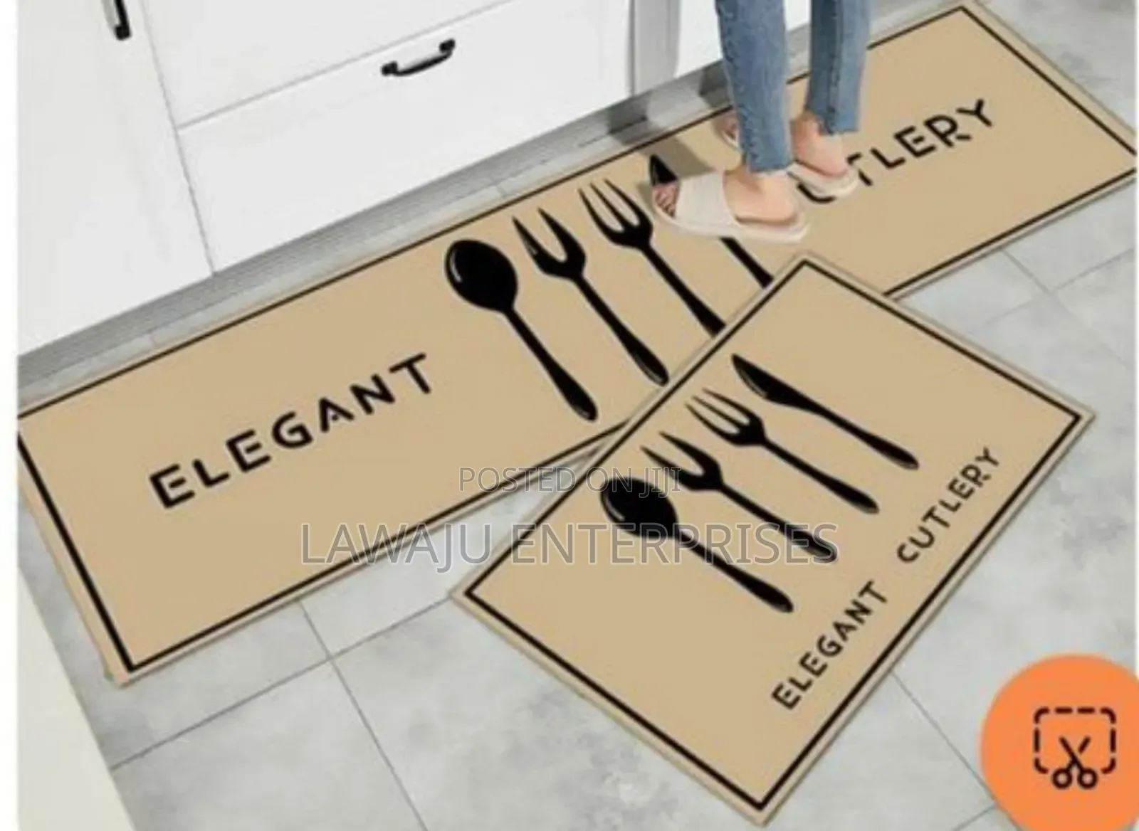 2pcs Kitchen Mats