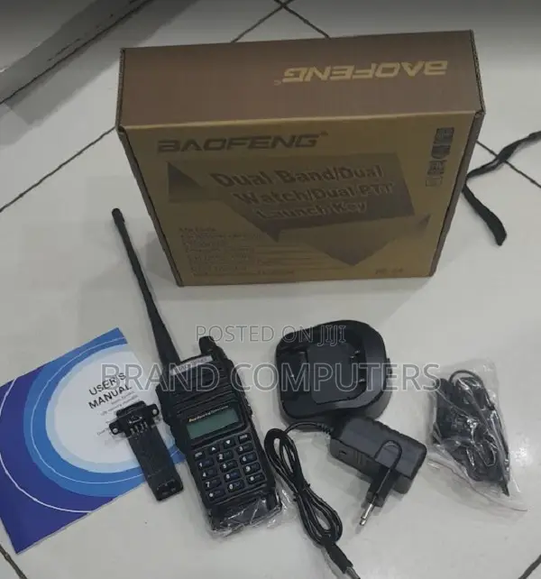 Uv82 Baofeng Walkie Talkie Long Range Bright Display