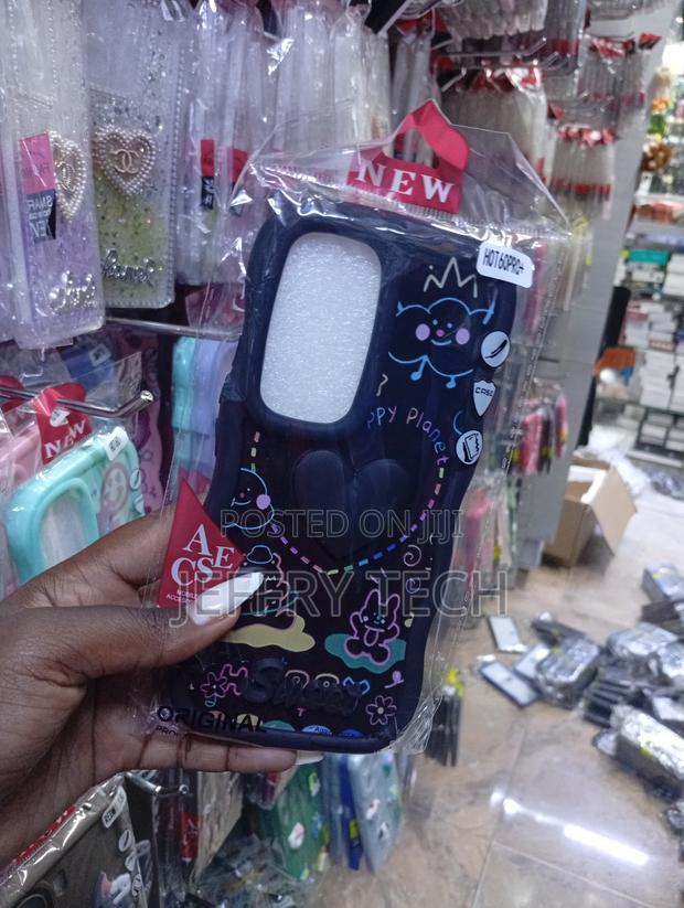 Infinix Hot 60 Pro+ Black, Soft Silicone Cover - thumbnail 2