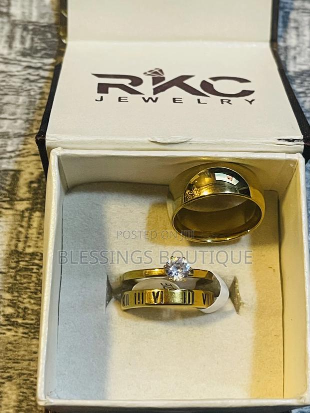 1roman Zirconia Stainless Steel Ring