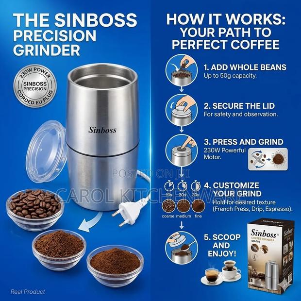 Sinboss Coffee Grinder - main view