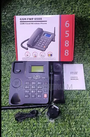 Brand New Model 6588 - 4g Wireless Desk Phone With Battery