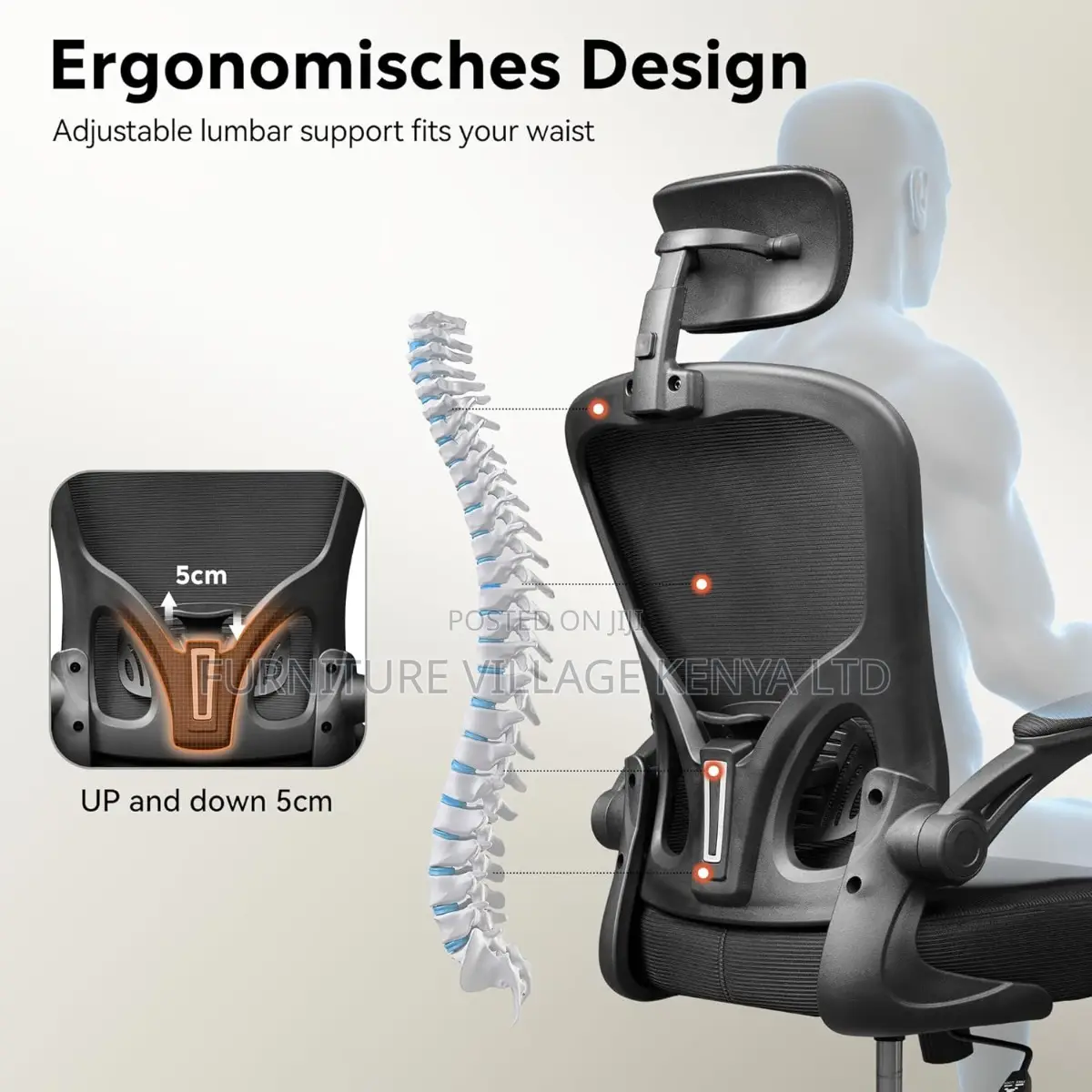 Comfortable Ergonomic Office Boss Mesh Chair