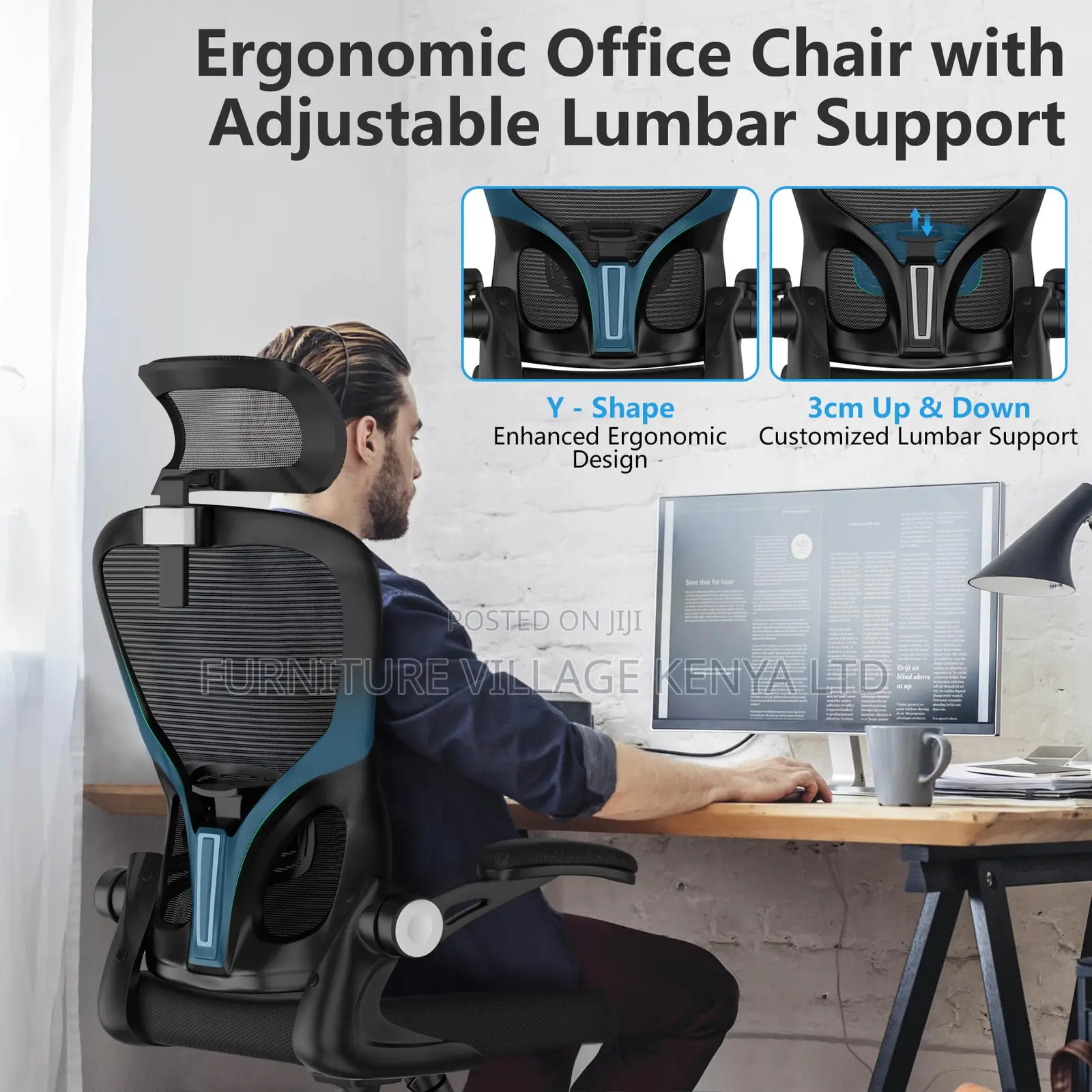 Comfortable Ergonomic Office Boss Mesh Chair