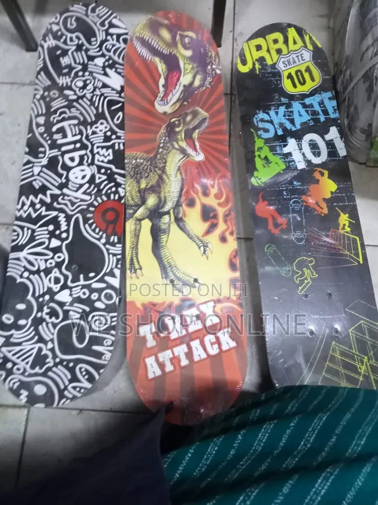 Large Skateboard With Grip Tape