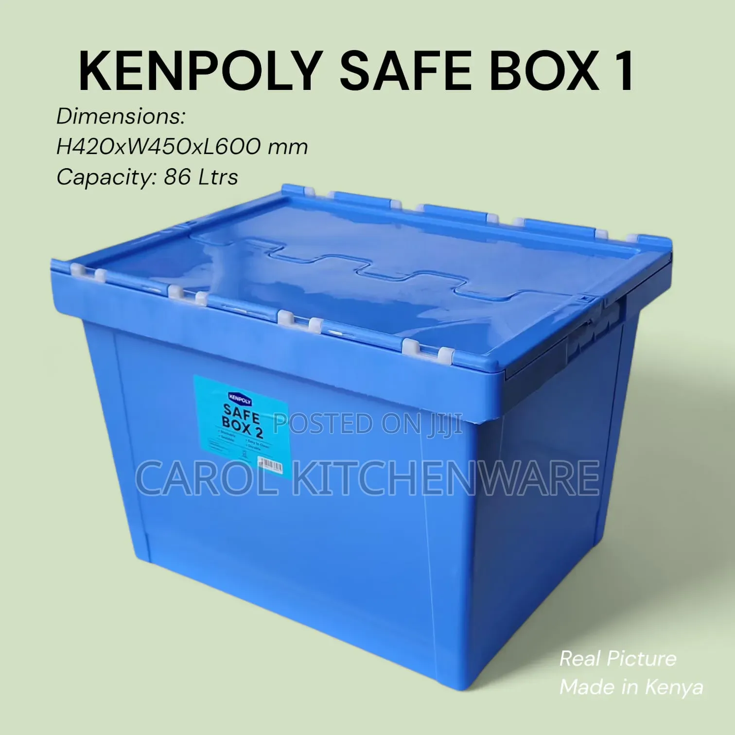 86 LTRS Storage Containers/Plastic Safe Box