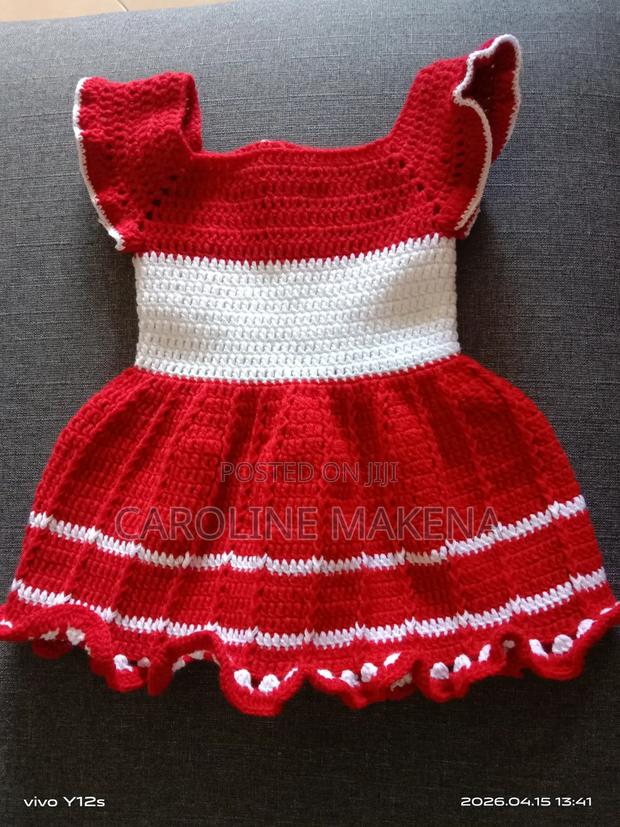 Elegant Crochet Baby Dress - main view