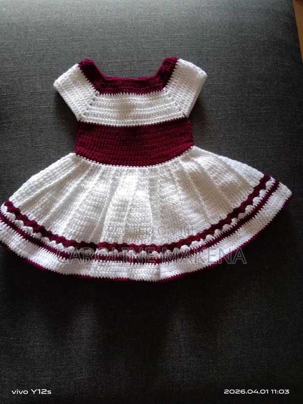 Elegant Crochet Baby Dress - thumbnail 2
