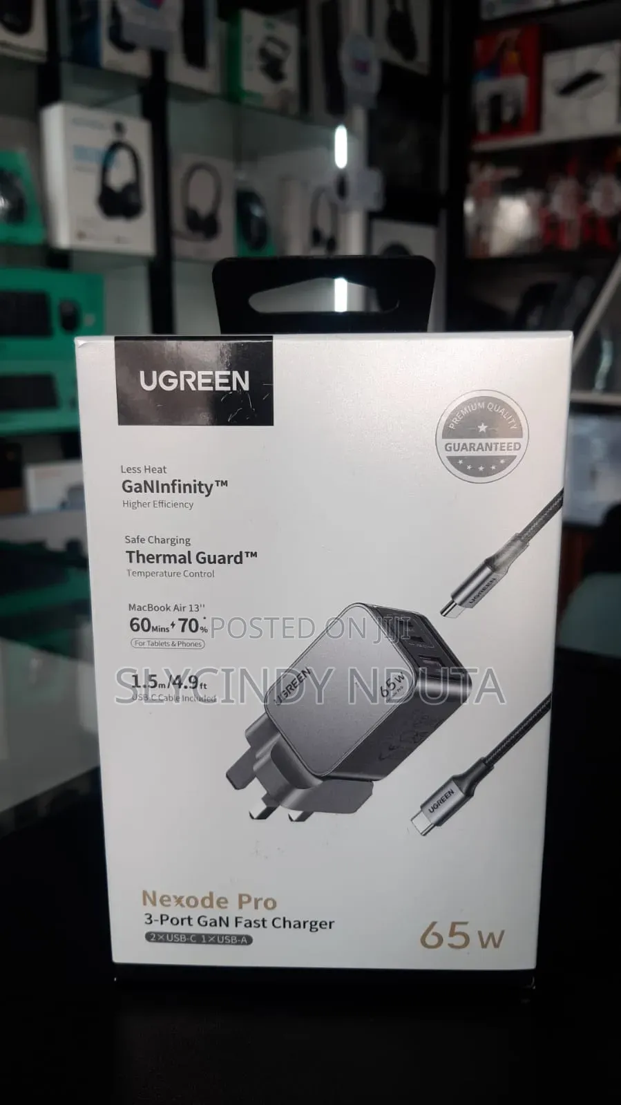 Ugreen Nexode Pro 3-Ports Gan Faster Charger