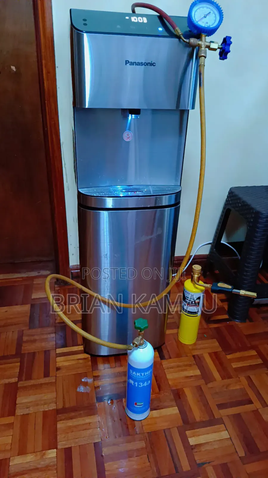 Refrigerant Refill for Dispenser With Cooling Mode