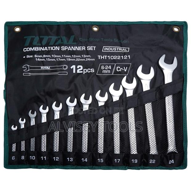 Total THTPCS Combination Spanner Set
Size:6-24mm