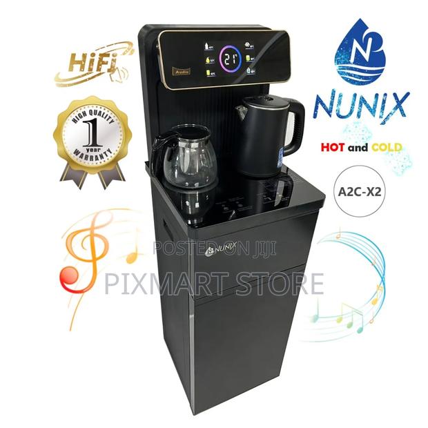Nunix A2c-X2 Bottom Load Water Dispenser Hot Cold Black