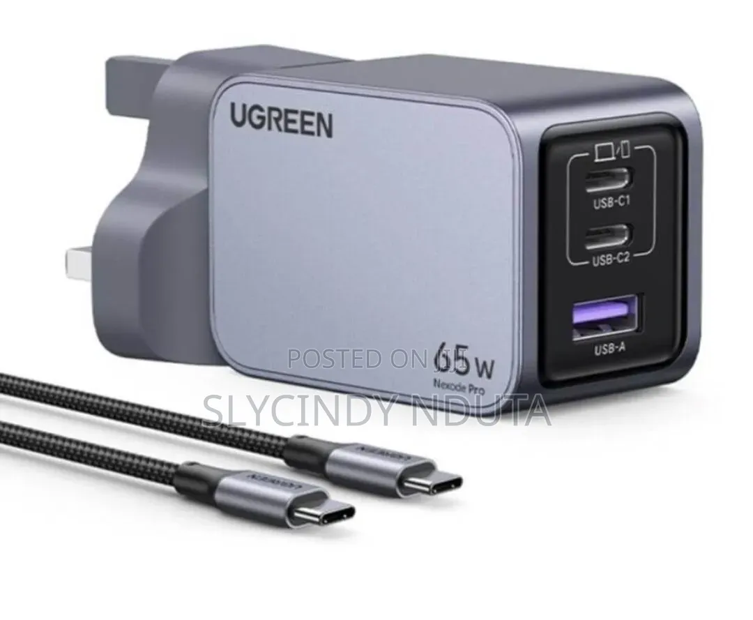 Ugreen Nexode Pro 3-Ports Gan Faster Charger