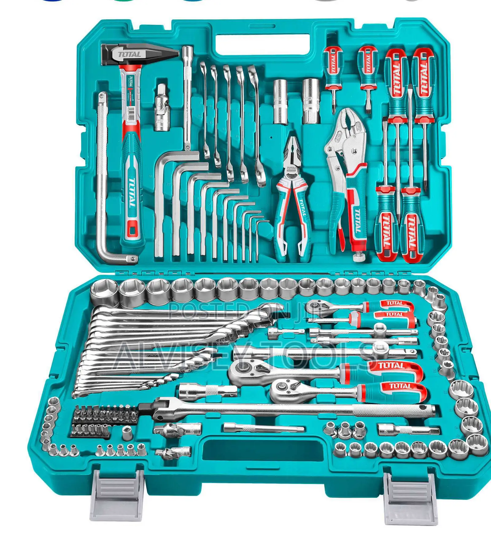 Total Thkthp21426 142 PCS Combination Tools Set