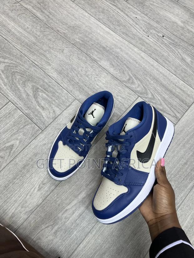Nike Air Jordan 1 Low in a French Blue Sneakers