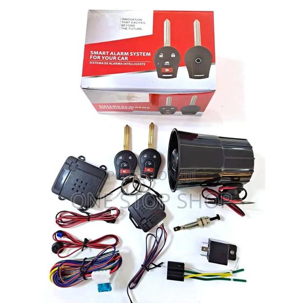 Smart Caralarm System Package With Cutout Detecting Unauthorized Entry - main view