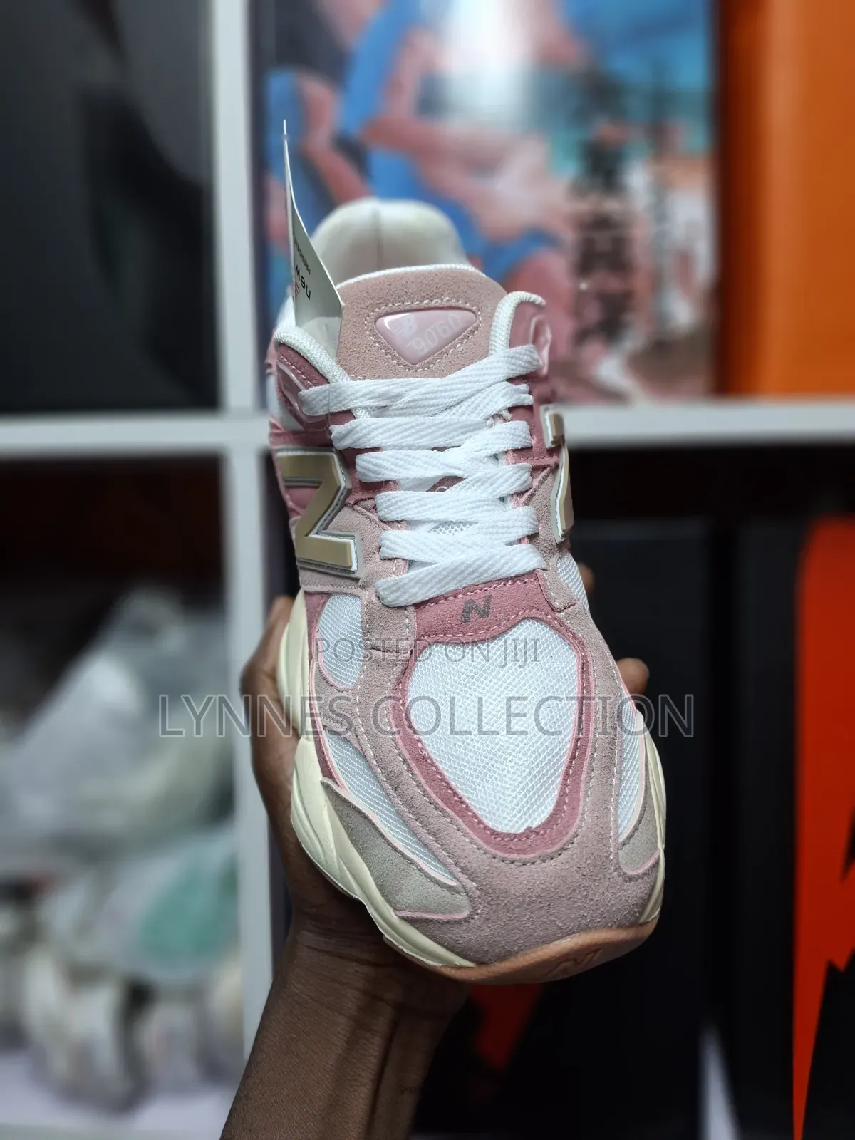 New Balance 9060-White Pink Colourway