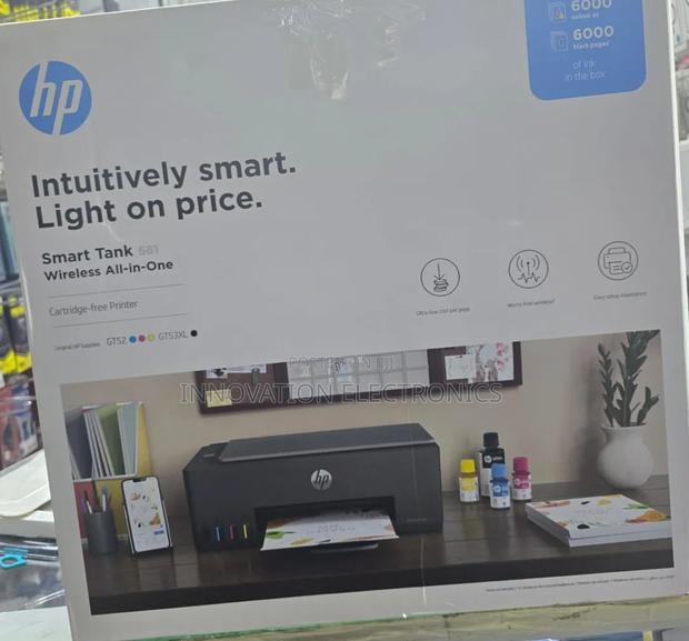 Hp 580 Smart Tank Wireless All in One;Print,Copy and Scan Wifi Printer