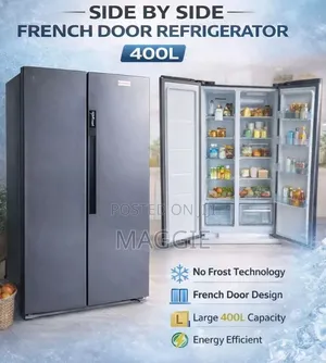 Premier Side by Side French Door Refrigerator 400l