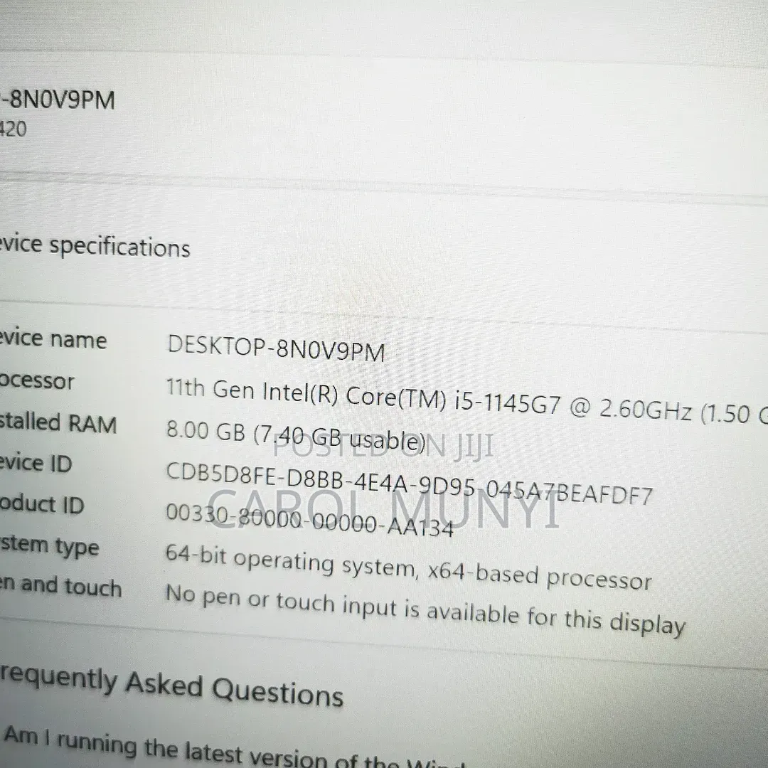 Laptop Dell Latitude 5420 8GB Intel Core i5 SSD 256GB