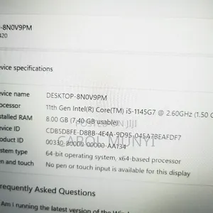 Laptop Dell Latitude 5420 8GB Intel Core i5 SSD 256GB