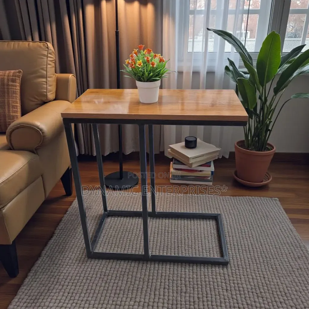 Sasha Wooden Side Table/Laptop Stand