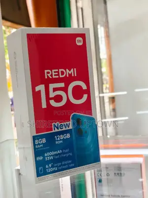 Redmi 15c 128gb Brand New – 6000mah Battery Fast Charging Nairobi