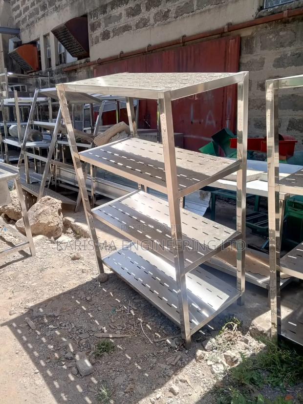 Heavy-Duty Stainless Steel Perforated Rack
