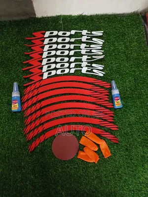 Car Sports Tyre Stickers Reflective Wheel Rim Decals Universal Fit