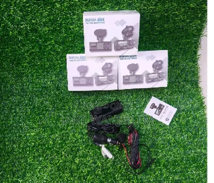 Dual Lens Black Box Dash Camera - Front Cabin Recording