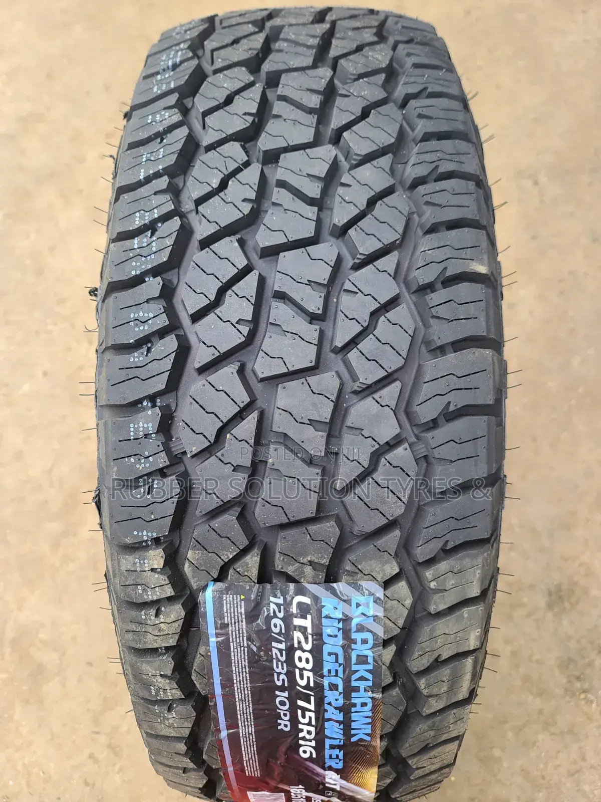 285/75r16 Blackhawk Tyres L/T10pr Ridgecrawler
