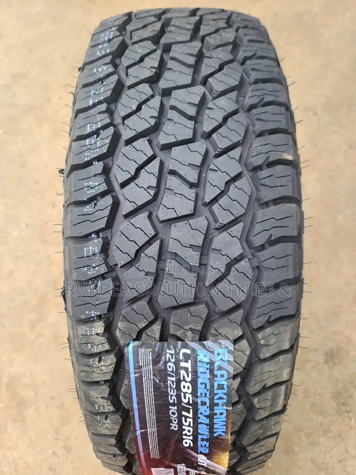 285/75r16 Blackhawk Tyres L/T10pr Ridgecrawler