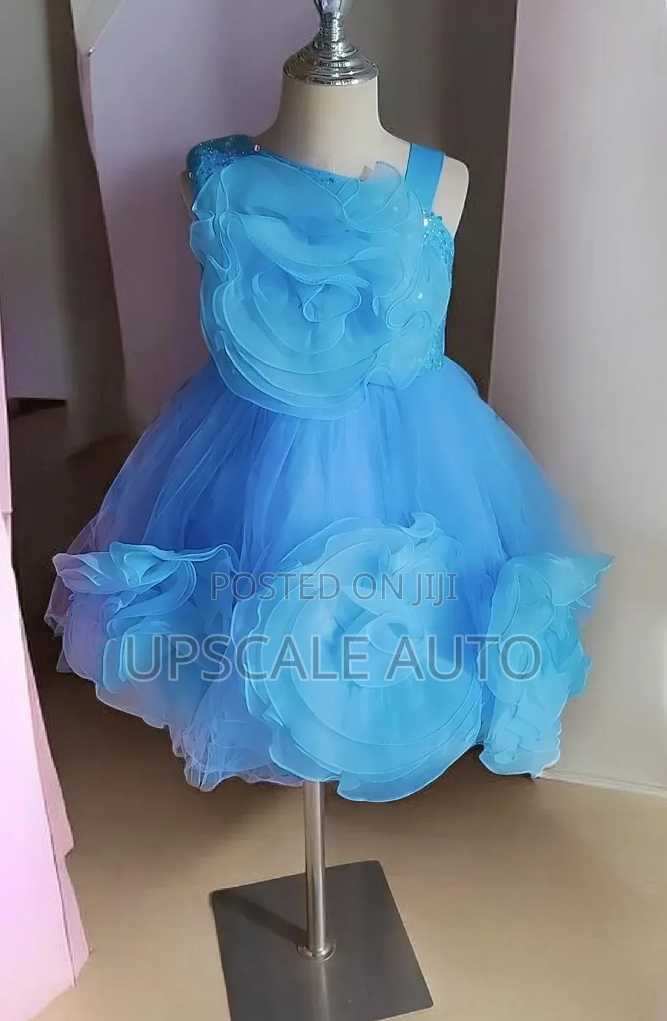 Luxury Blue Birthday Dress