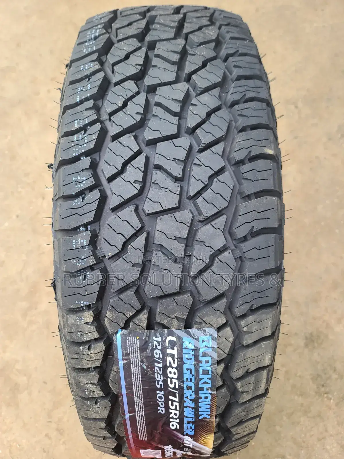 285/75r16 Blackhawk Tyres L/T10pr Ridgecrawler