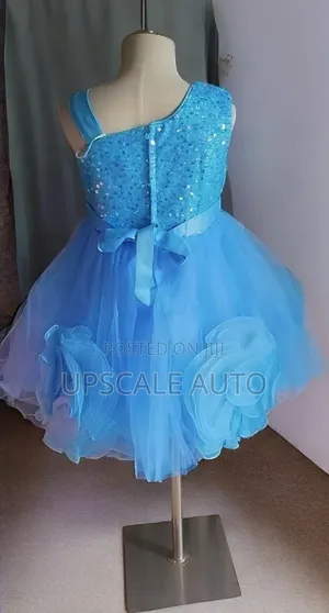 Luxury Blue Birthday Dress