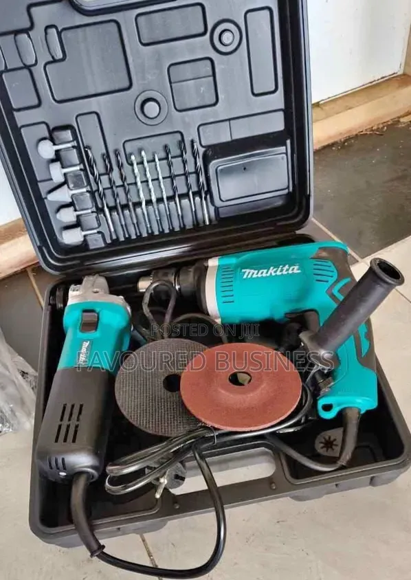 Heavy Duty Electric Makita Combo Drill Grinder /New Makita Combo Set