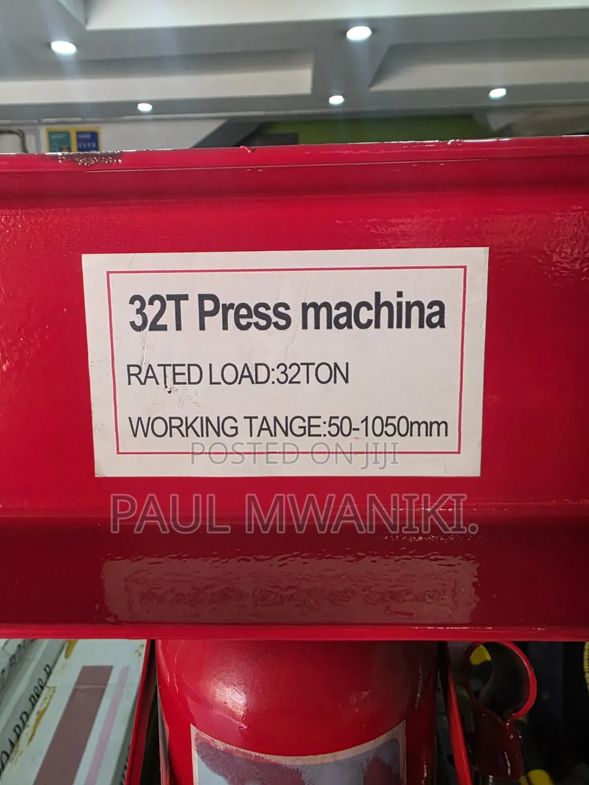 32 Ton Hydraulic Press Machine – Heavy Duty
