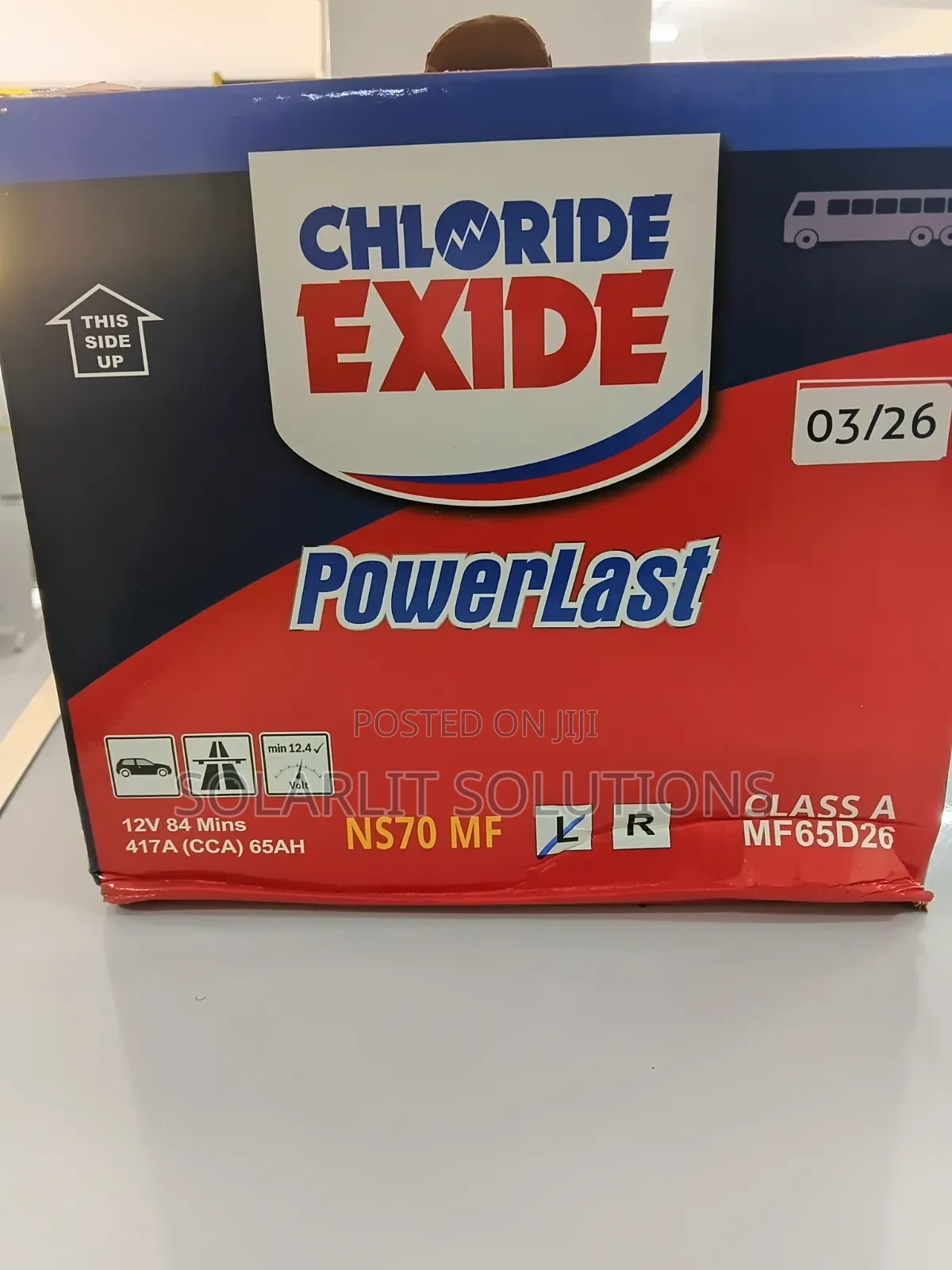 Chloride Exide Class a Mf65d26