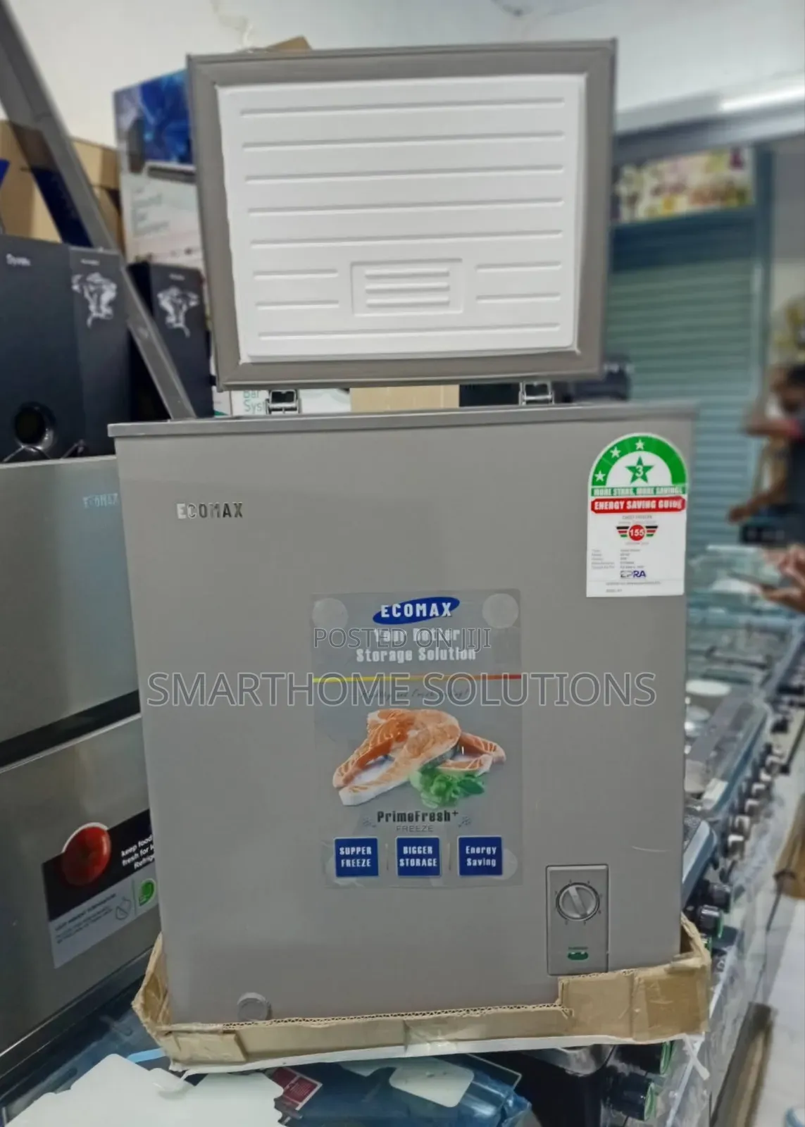Ecomax 60l Chest Freezer With 3 Stars Energy Saving Rating