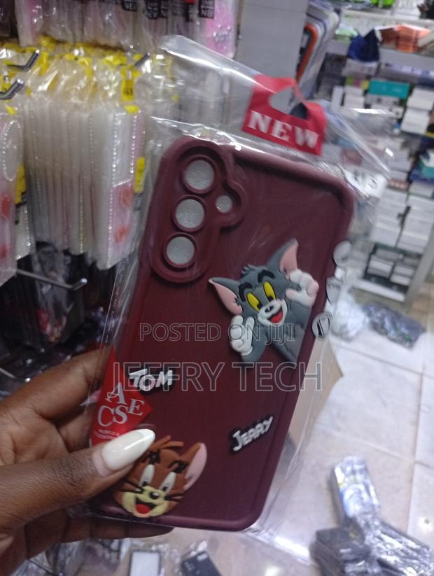 Samsung Galaxy A15 Cover Featuring 3d Cartoon Tom and Jerry - thumbnail 2