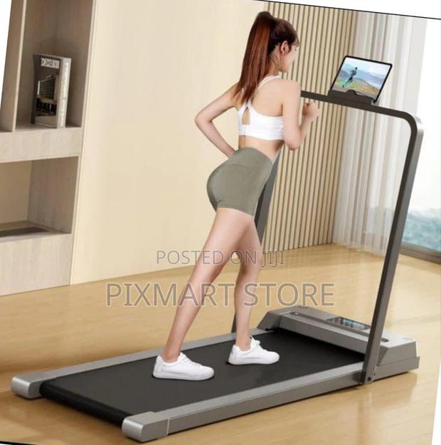 Slim Motorised Fitness Pad With Remote – Portable Design