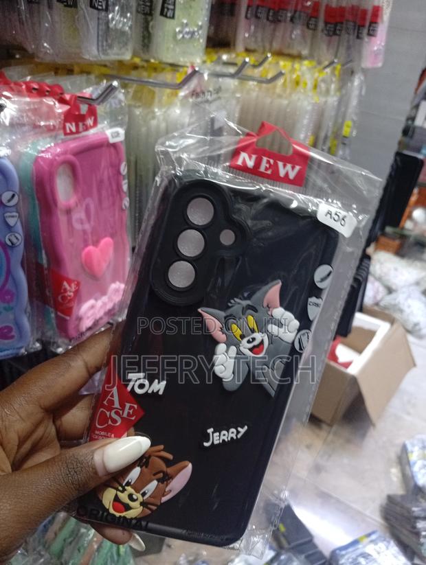 Samsung Galaxy A56 Black Silicone Mobile Phone Case - thumbnail 2