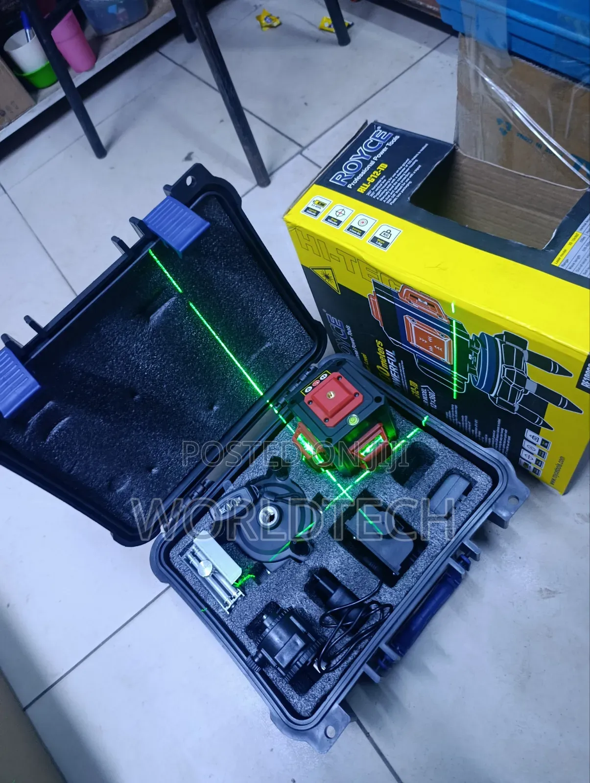 16 Lines Royce Laser Level/ Royce Laser Lever With Tripod Stand